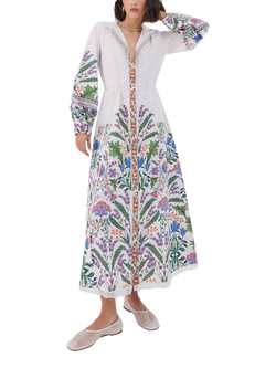 Raishma Angelina Shirt Dress, White, White