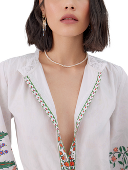 Raishma Angelina Shirt Dress, White - view 2, White