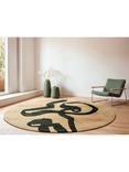 Louis De Poortere Ribbon Spirit Round Rug, Garden Spirit