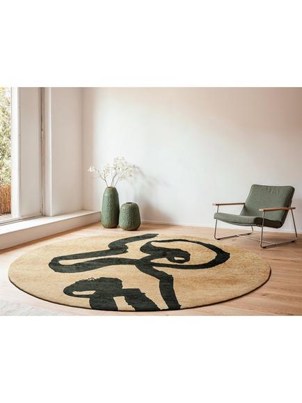 Louis De Poortere Ribbon Spirit Round Rug - view 2, Garden Spirit