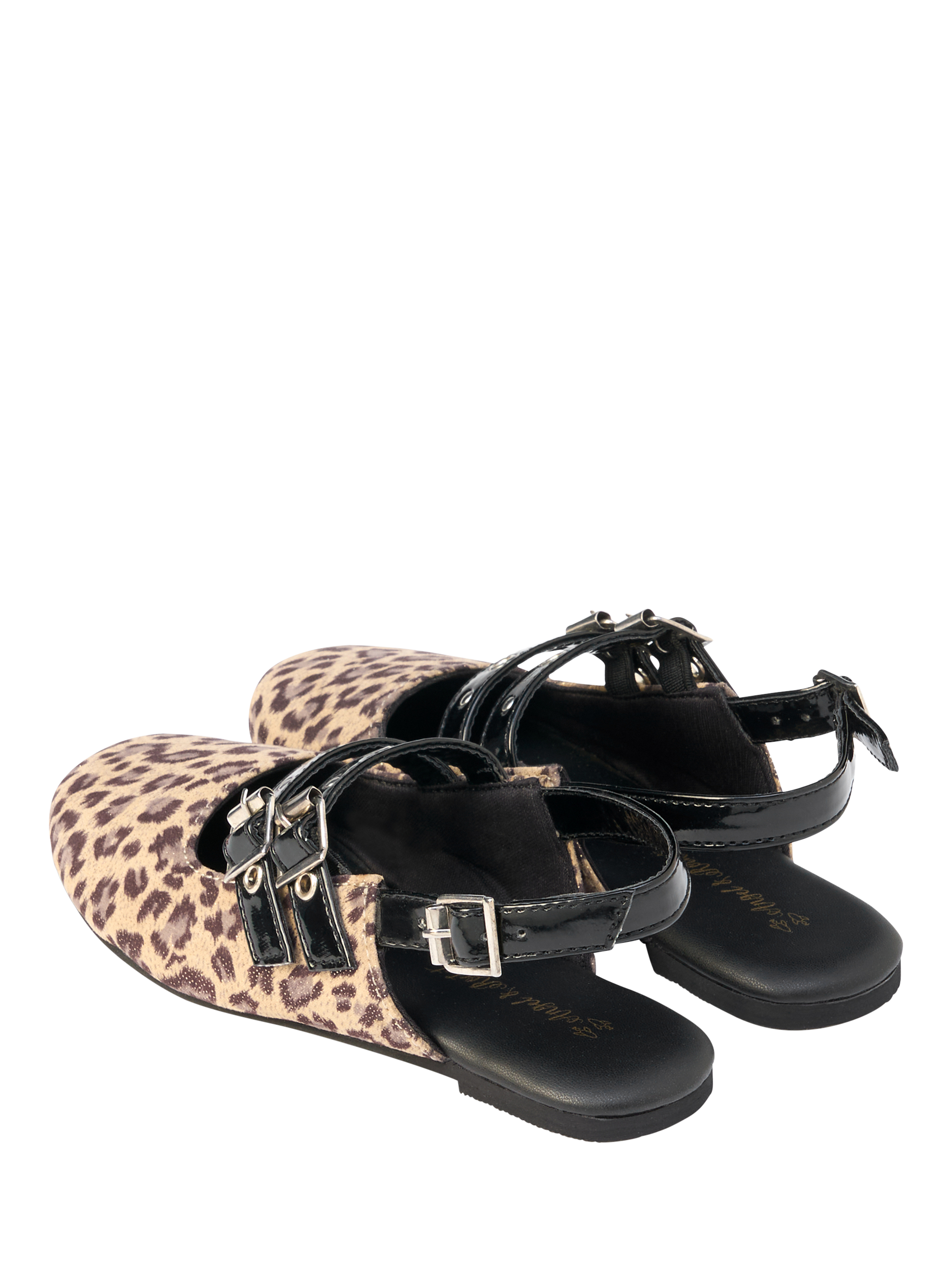 Product image 3 of 4, which shows Angel & Rocket Kids' Slingback Shoes, Leopard, EU25