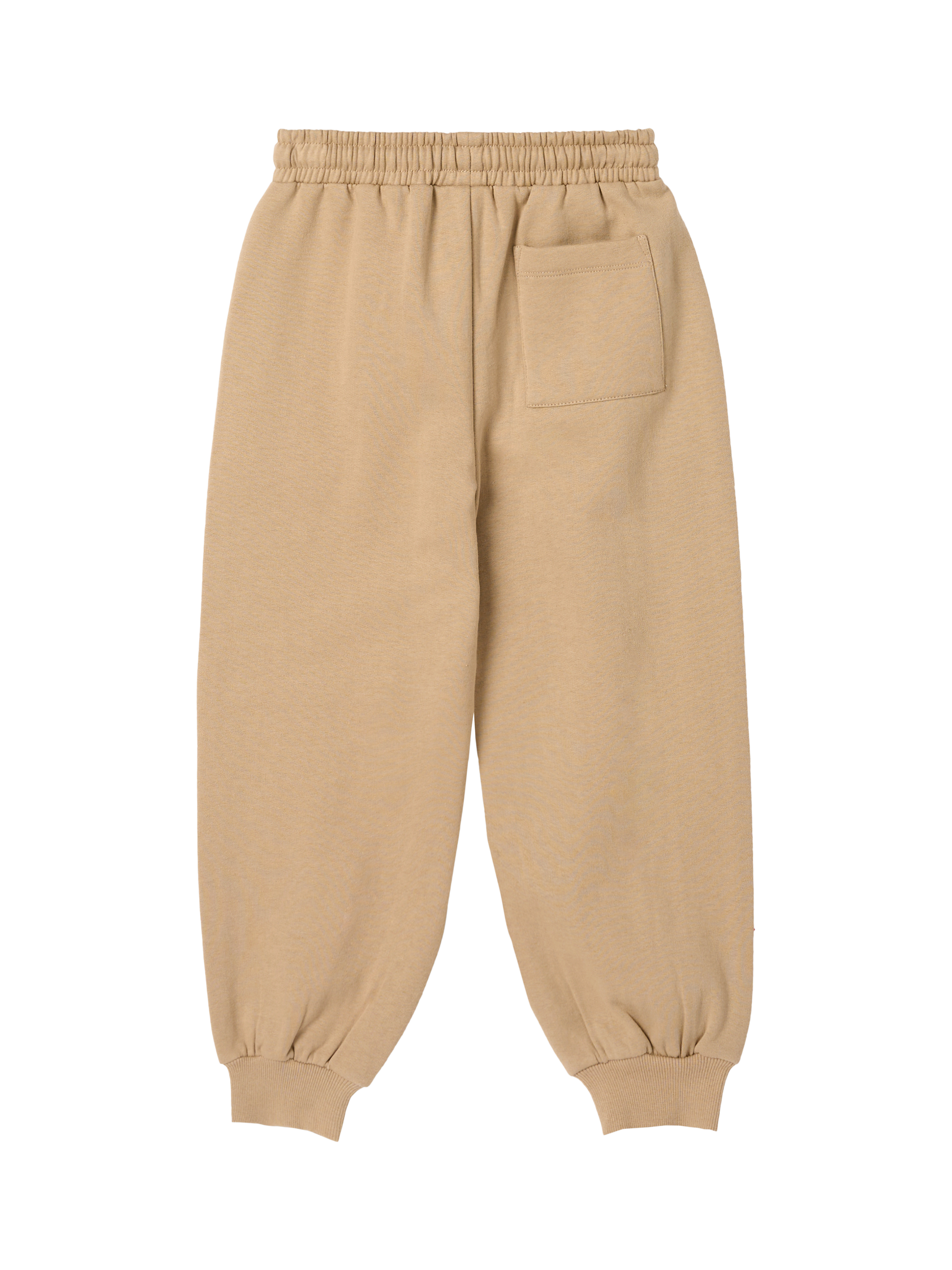 Product image 6 of 7, which shows Angel & Rocket Kids' Cotton Blend Sonic Drawstring Joggers, Stone, 3-4 years