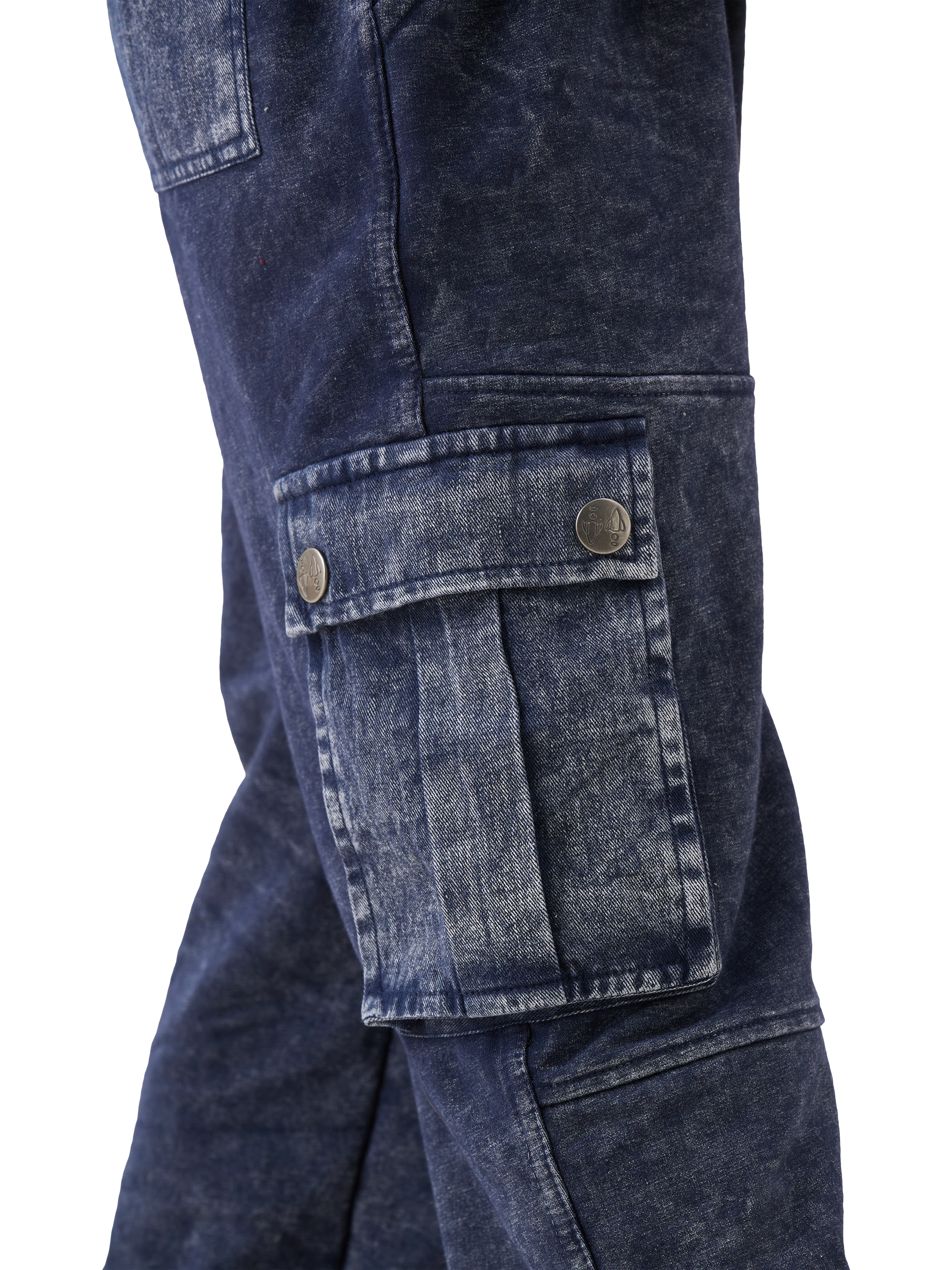 Product image 4 of 8, which shows Angel & Rocket Kids' Cord Cuffed Joggers, Black, 3 years