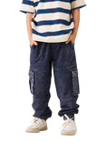 Angel & Rocket Kids' Cut & Sewn Cargo Joggers, Navy