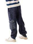 Angel & Rocket Kids' Cut & Sewn Cargo Joggers, Navy