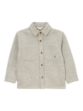 Angel & Rocket Kids' Quilted Knit Shirt, Grey