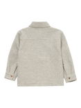 Angel & Rocket Kids' Quilted Knit Shirt, Grey