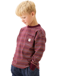 Angel & Rocket Kids' Cotton Long Sleeved Striped T-Shirt