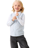 Angel & Rocket Kids' Cotton Cut & Sew Shirt, Blue
