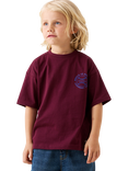 Angel & Rocket Kids' RF Graphic T-Shirt, Burgundy