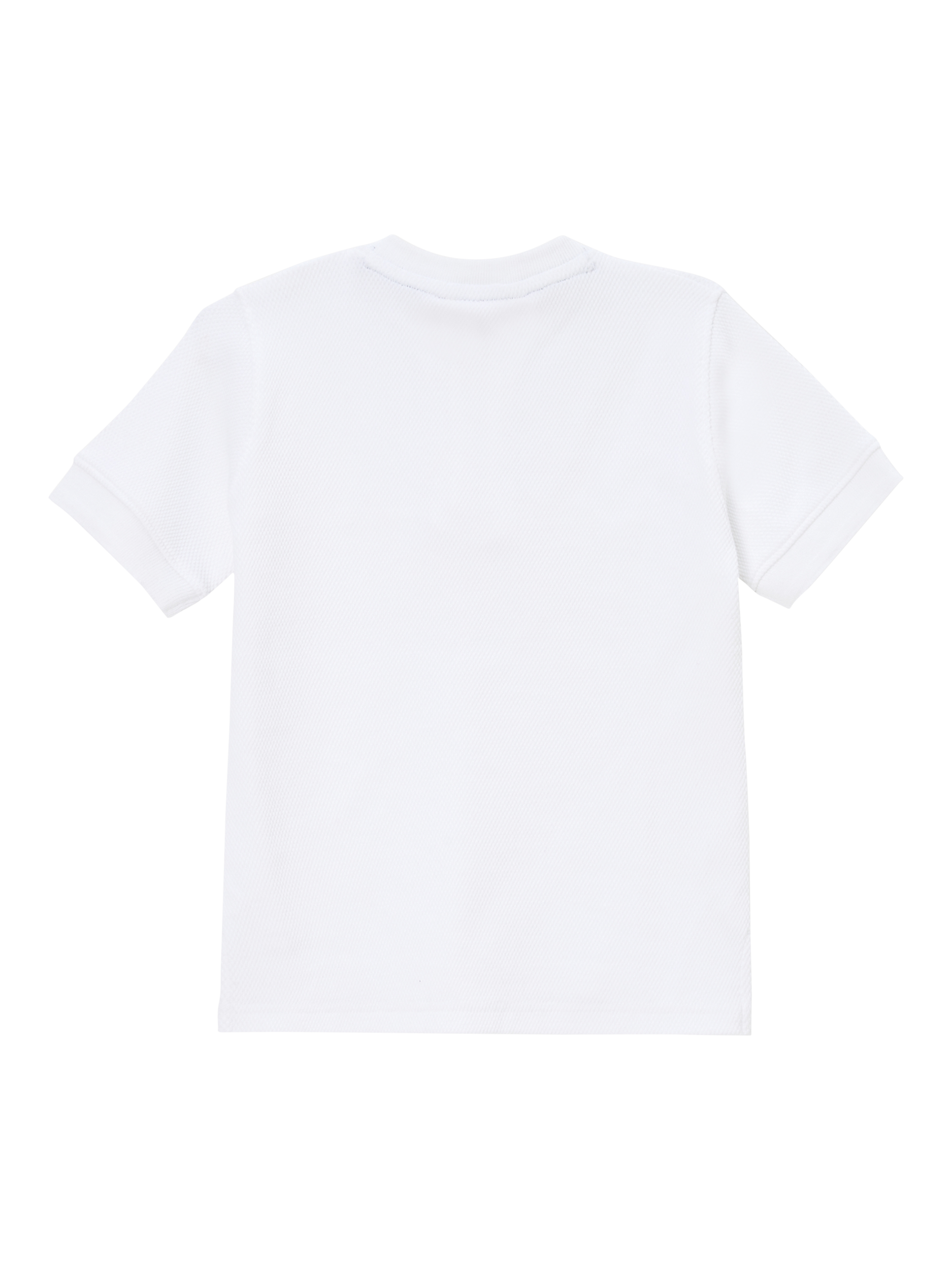 Product image 7 of 8, which shows Angel & Rocket Kids' Collar Polo Shirt, White, 3-4 years