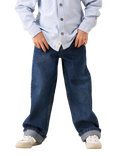Angel & Rocket Kids' Straight Fit Jeans, Blue