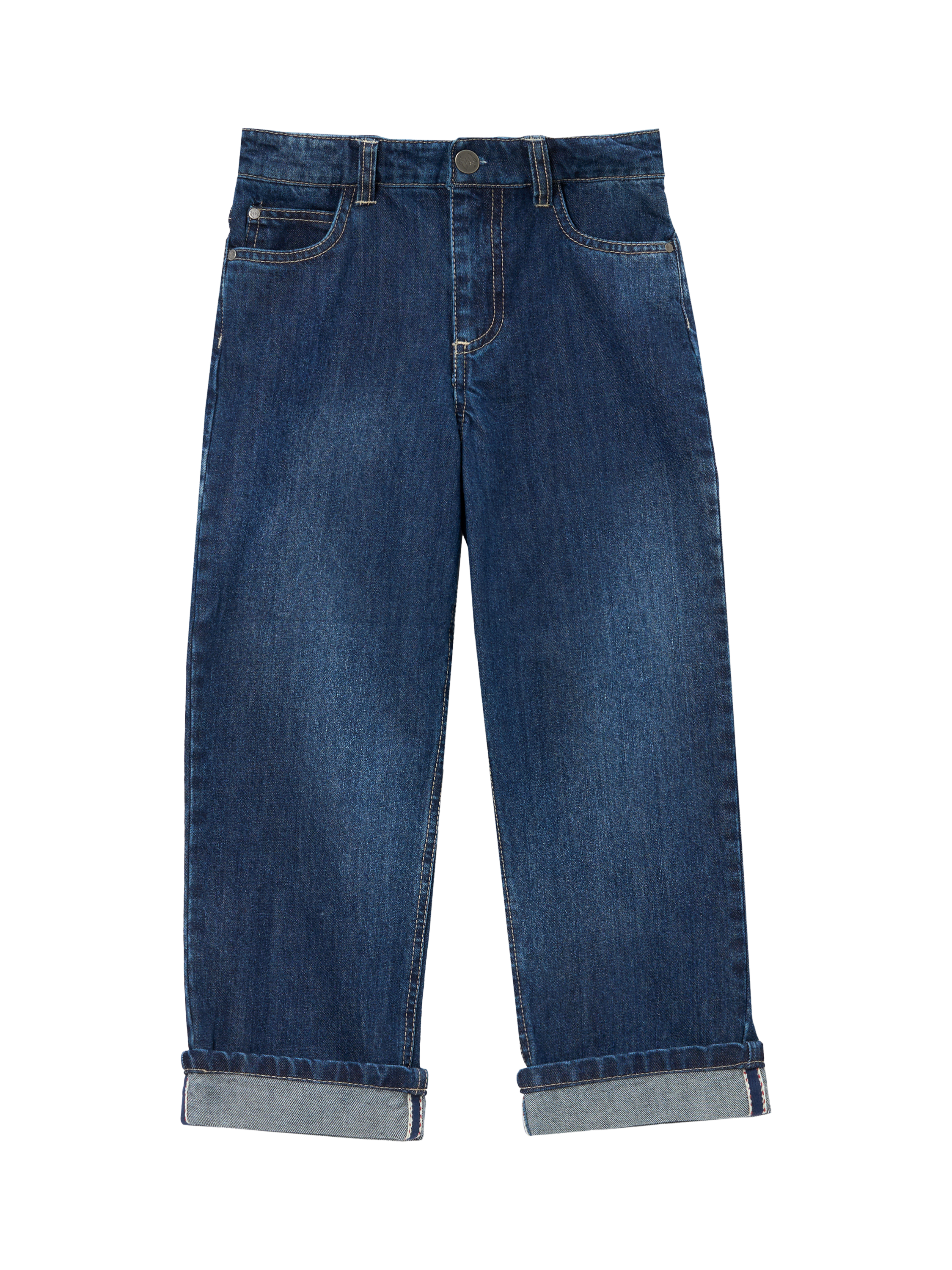 Product image 4 of 6, which shows Angel & Rocket Kids' Straight Fit Jeans, Blue, 3 years