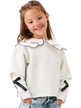 Angel & Rocket Kids' Mock Shirt and Sweatshirt, Grey