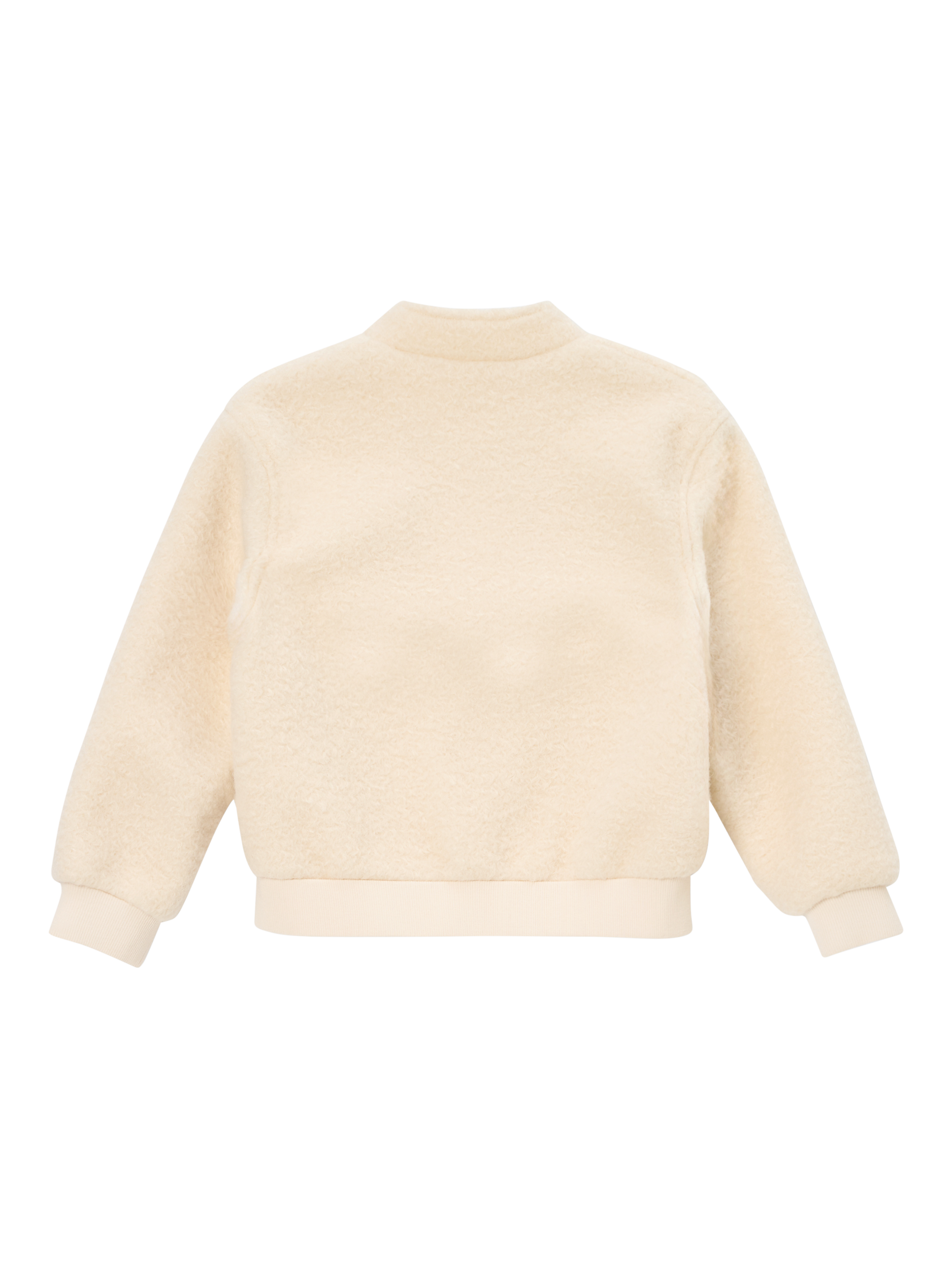 Product image 8 of 9, which shows Angel & Rocket Kids' Boucle Jacket, Cream, 3 years