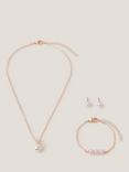 Monsoon Kids' Pearl Jewellery Set, Pink