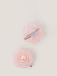 Monsoon Kids' Pearl Flower Hair Clip Set, Pack of 2