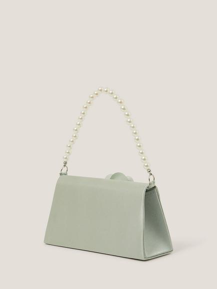 Monsoon Kids' Mini Bridesmaid Bag, Sage - view 2, Sage