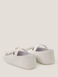 Monsoon Baby Bow Ballerinas and Headband Set, Ivory