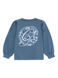 Angel & Rocket Kids' Long Sleeve Printed T-Shirt, Blue