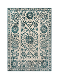 Louis De Poortere Suzani Boree Rug, Notos Blue