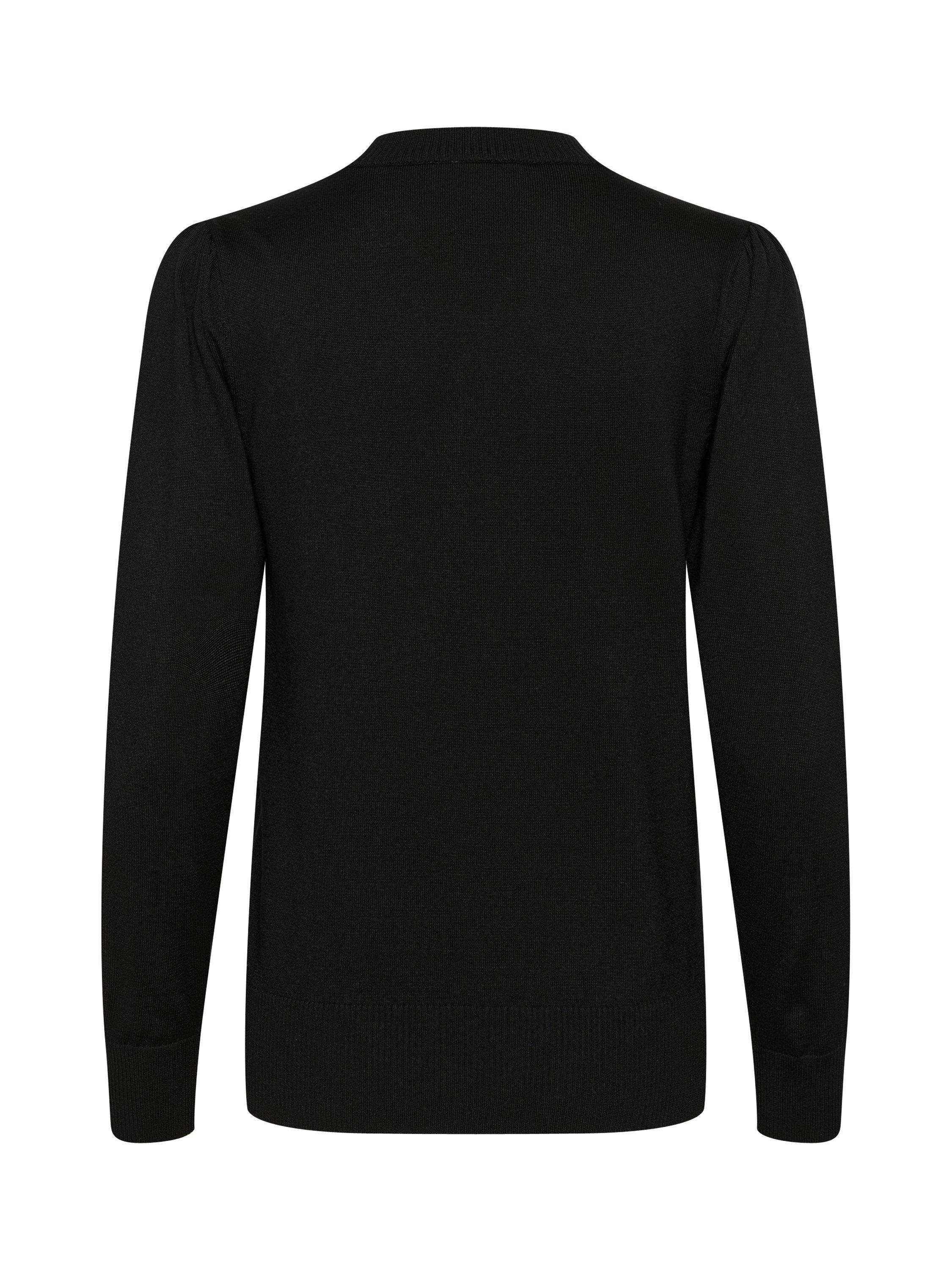 Product image 6 of 6, which shows Saint Tropez Temma Embellished Neck Jumper, Black, XS