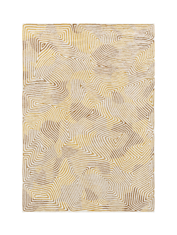Louis De Poortere Coral Rug, Yellow Hippy, Yellow Hippy
