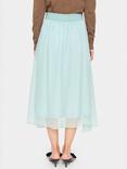 Saint Tropez CoralSZ Flowy A-Line Midi Skirt
