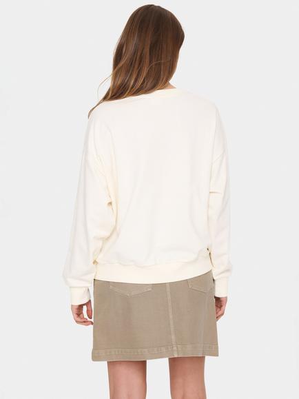 Saint Tropez Lilaa Long Sleeve Sweatshirt, Ice - view 2, Ice