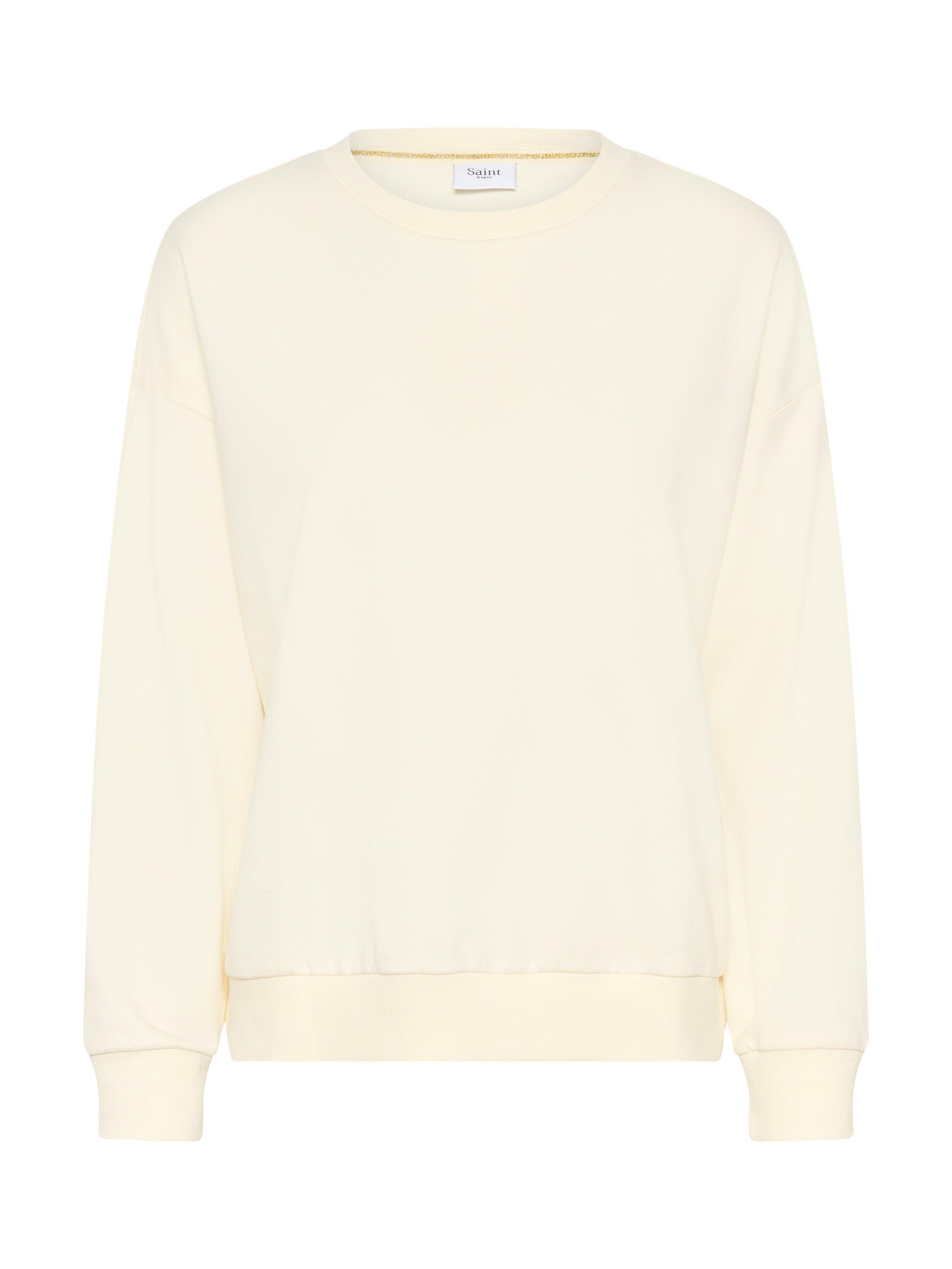Product image 5 of 6, which shows Saint Tropez Lilaa Long Sleeve Sweatshirt, Ice, XL