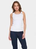 Saint Tropez AsterSZ Crew Neck Cotton Blend Tank Top