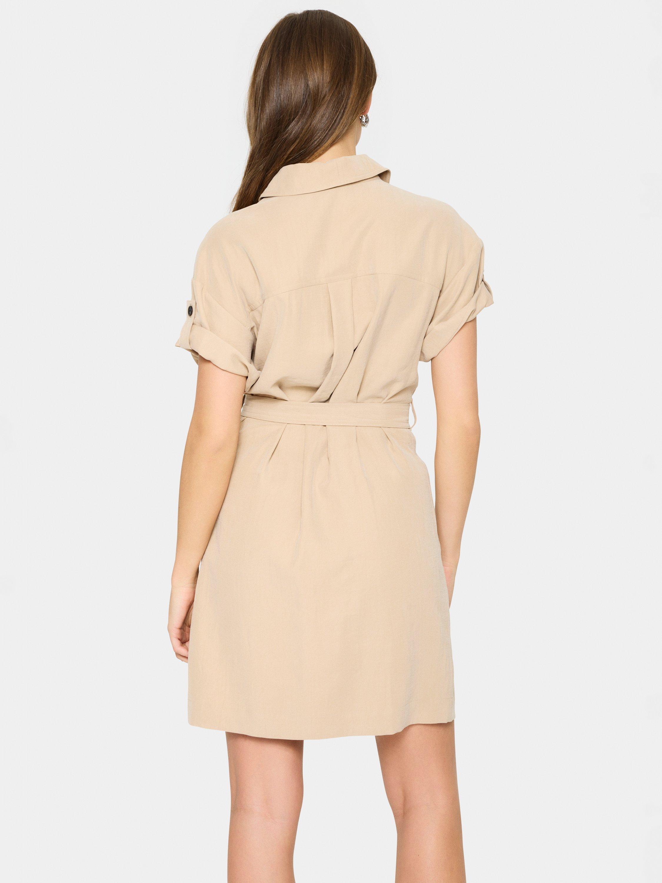 Product image 2 of 7, which shows Saint Tropez Lenore Shirt Dress, Kelp, XS