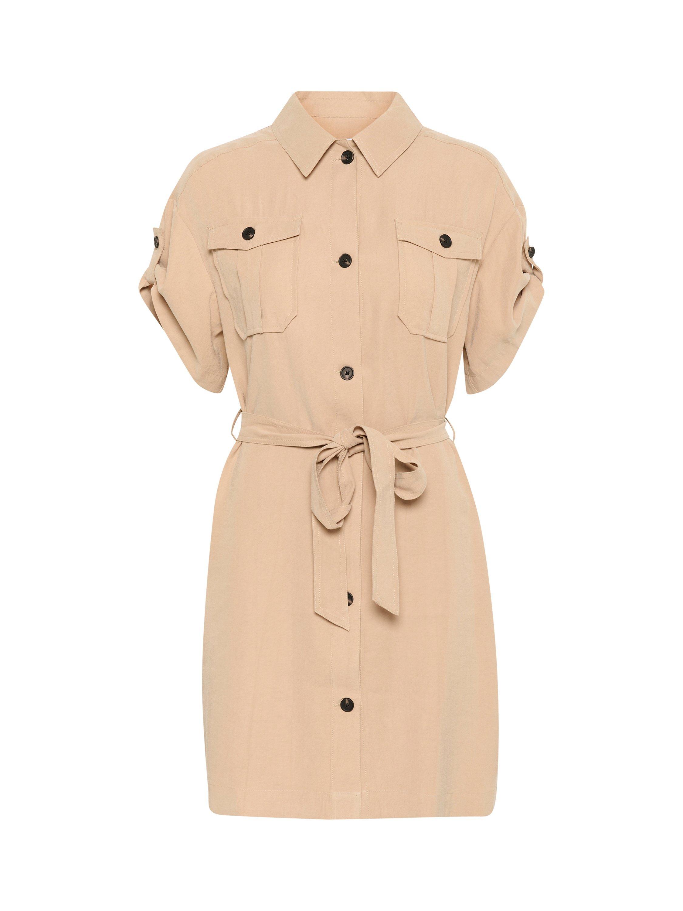 Product image 5 of 7, which shows Saint Tropez Lenore Shirt Dress, Kelp, XS