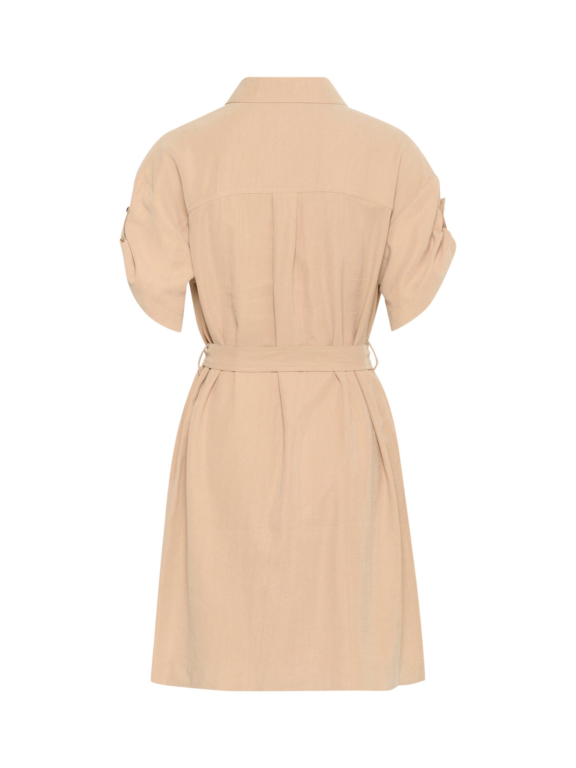 Product image 6 of 7, which shows Saint Tropez Lenore Shirt Dress, Kelp, XS