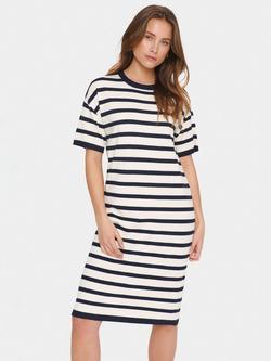 Saint Tropez Likam Dress, White/Nightsky