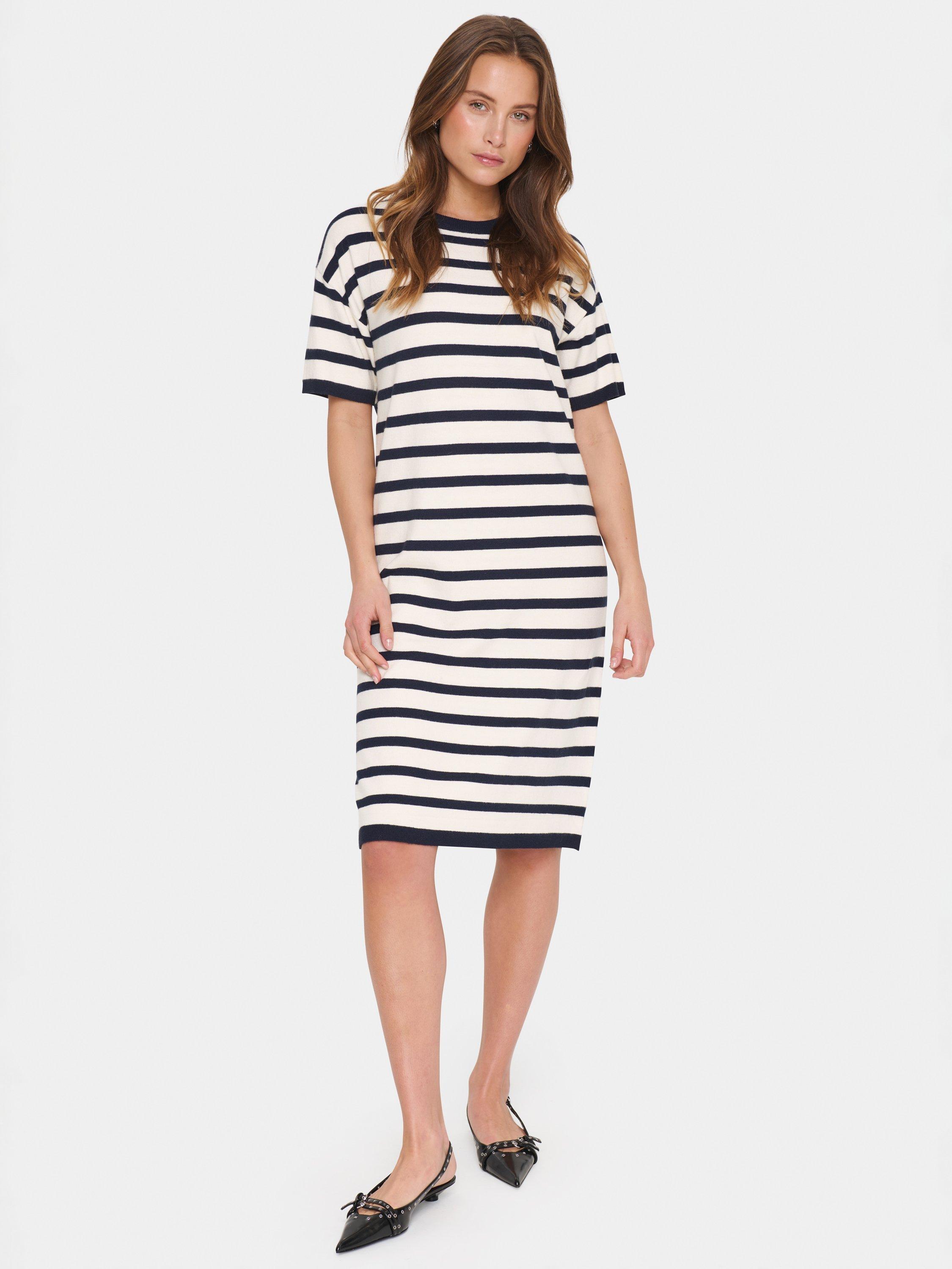 Product image 3 of 6, which shows Saint Tropez Likam Dress, White/Nightsky, XS