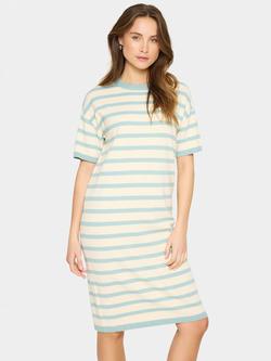 Saint Tropez Likam Dress, Fog Blue/Surf