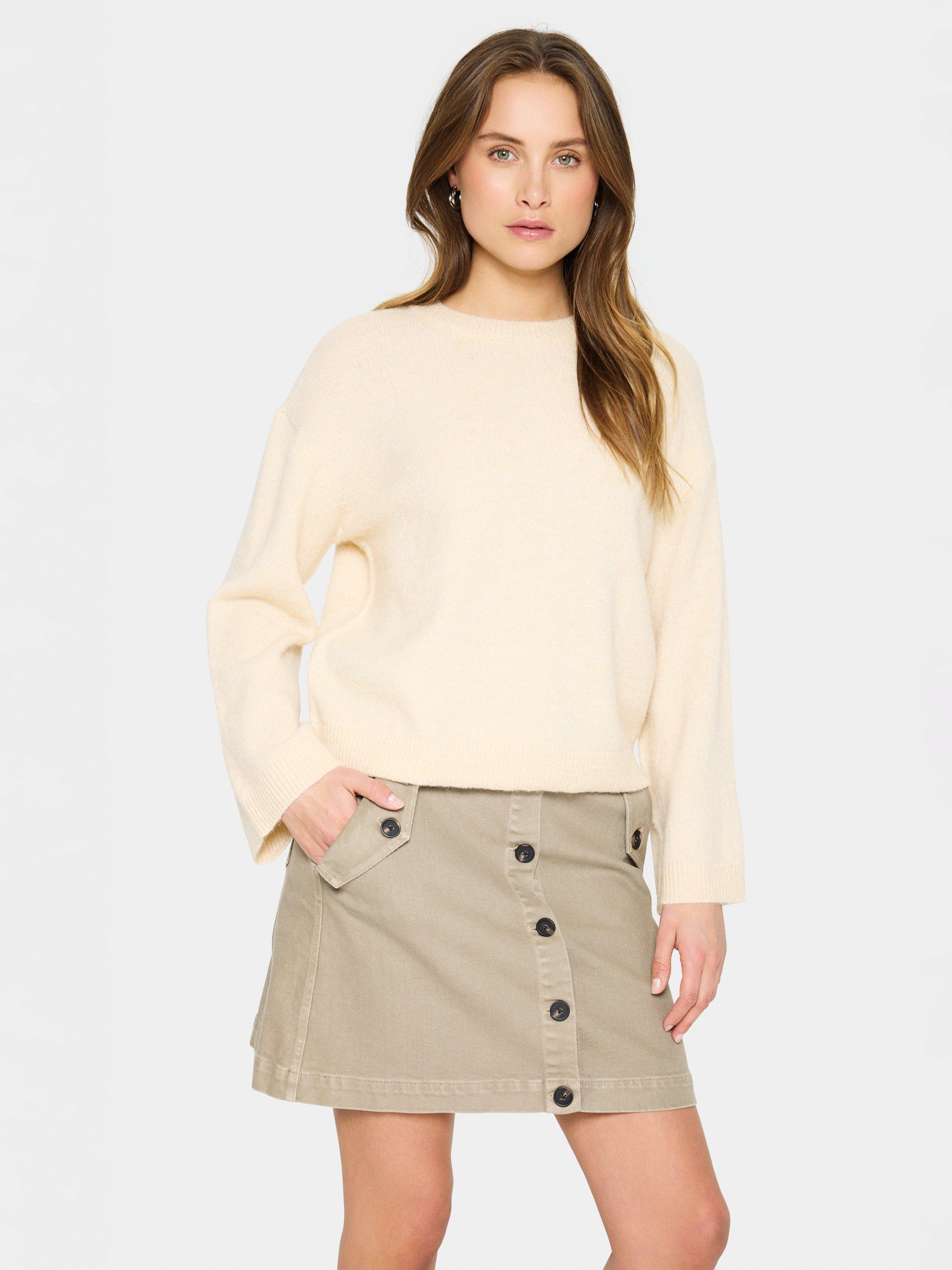 Product image 1 of 6, which shows Saint Tropez LarnaSZ Jumper, Fog, XS