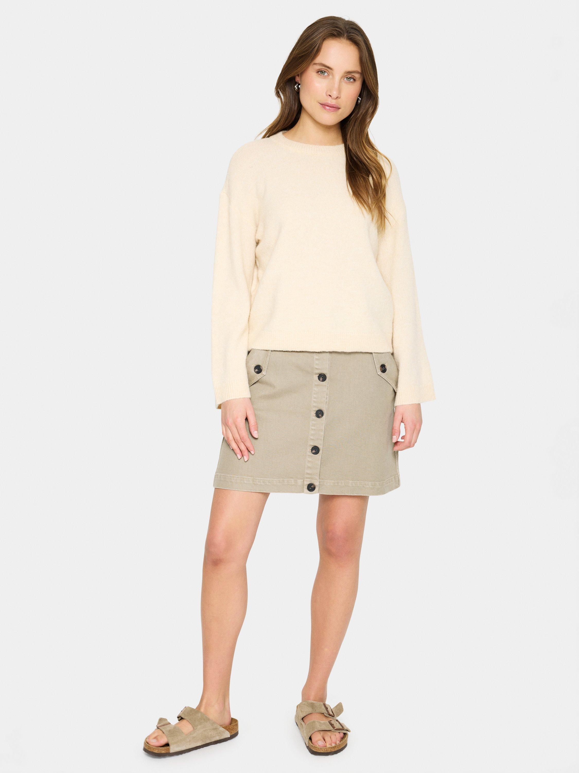 Product image 3 of 6, which shows Saint Tropez LarnaSZ Jumper, Fog, XS