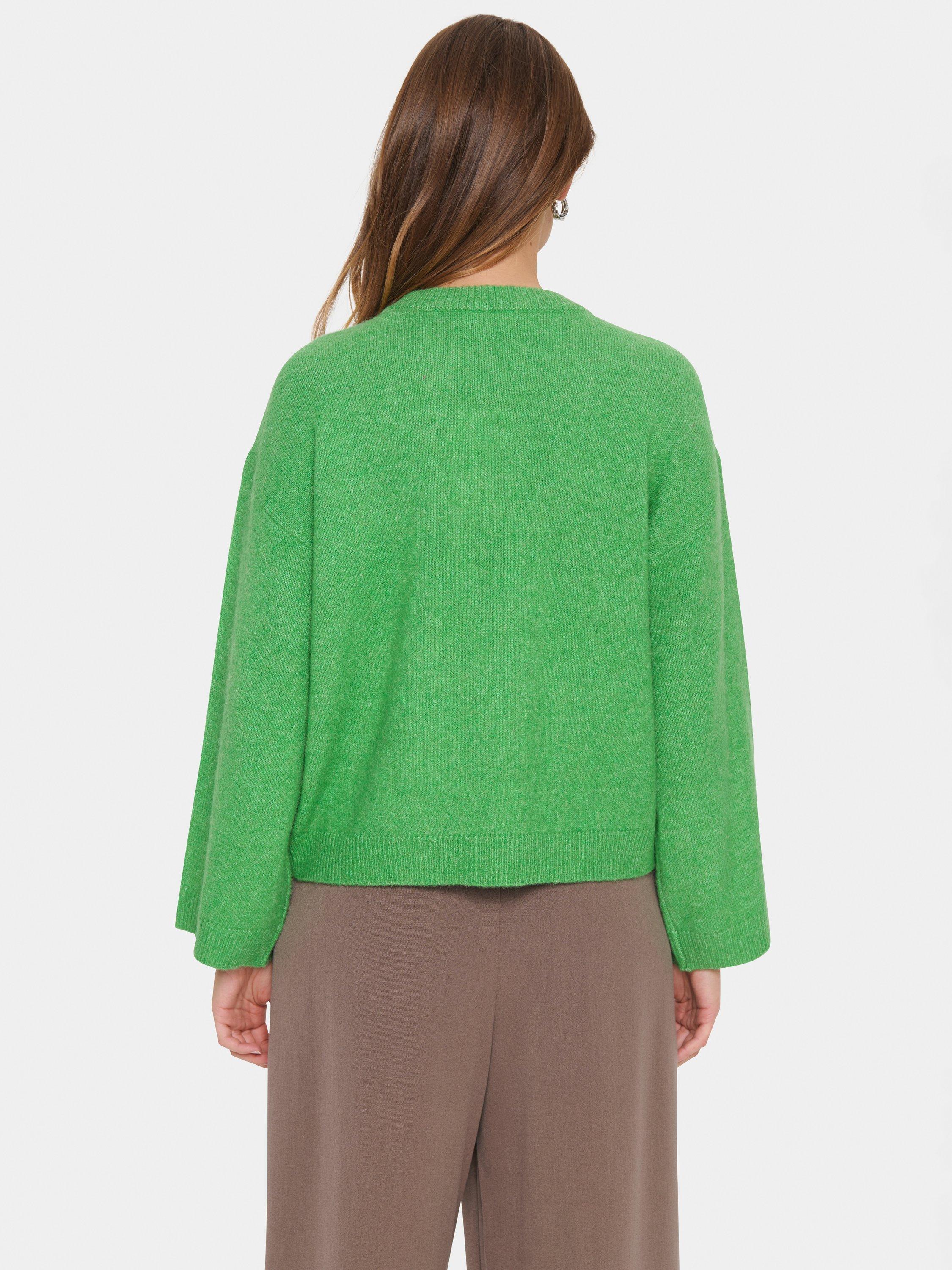 Product image 2 of 6, which shows Saint Tropez LarnaSZ Jumper, Greenbriar, XS