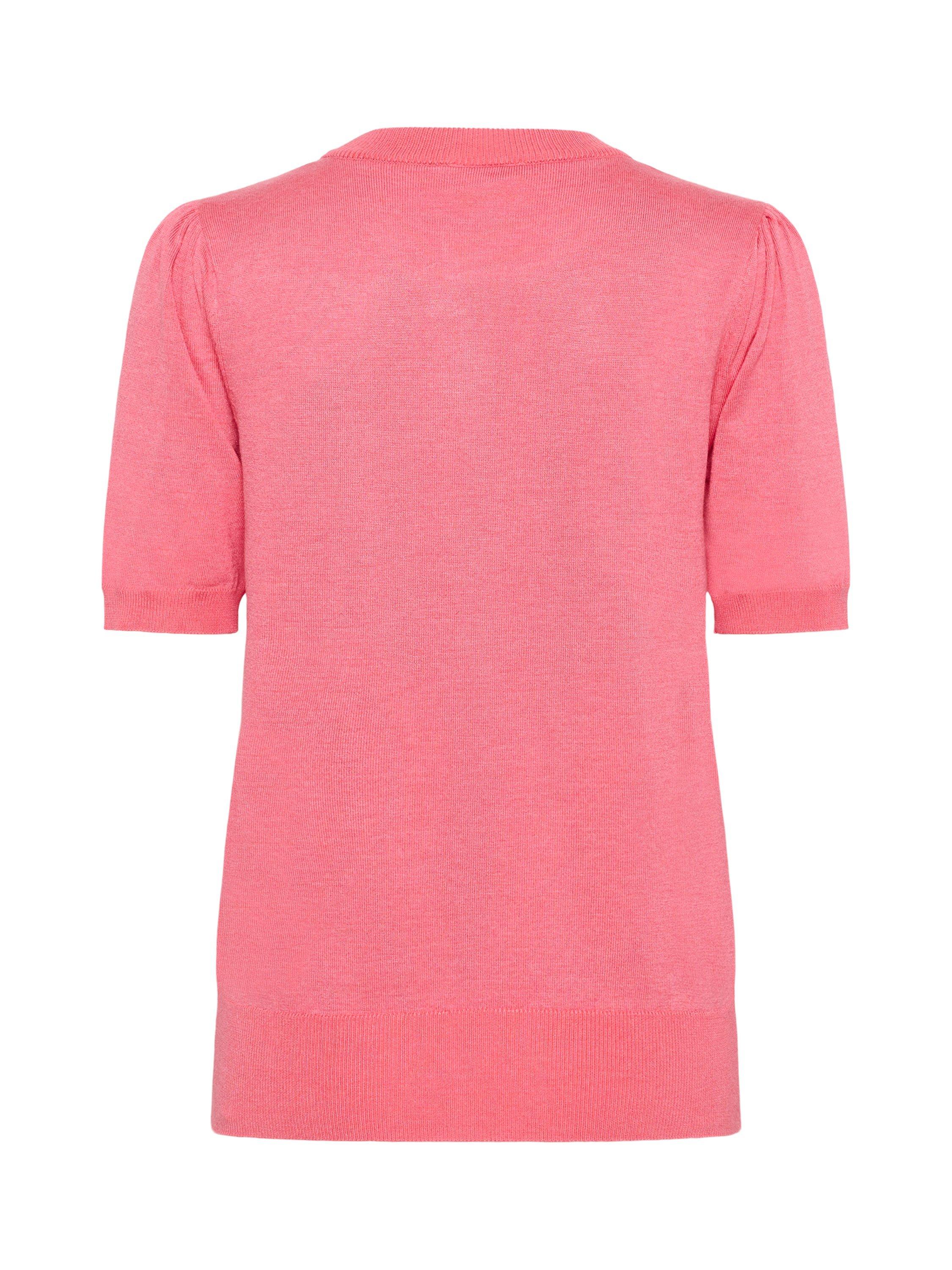 Product image 6 of 6, which shows Saint Tropez Mila Short Sleeve Jumper, Fruit Dove Melange, XS
