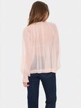 Saint Tropez Lazie Ruffle Top, Sepia Rose