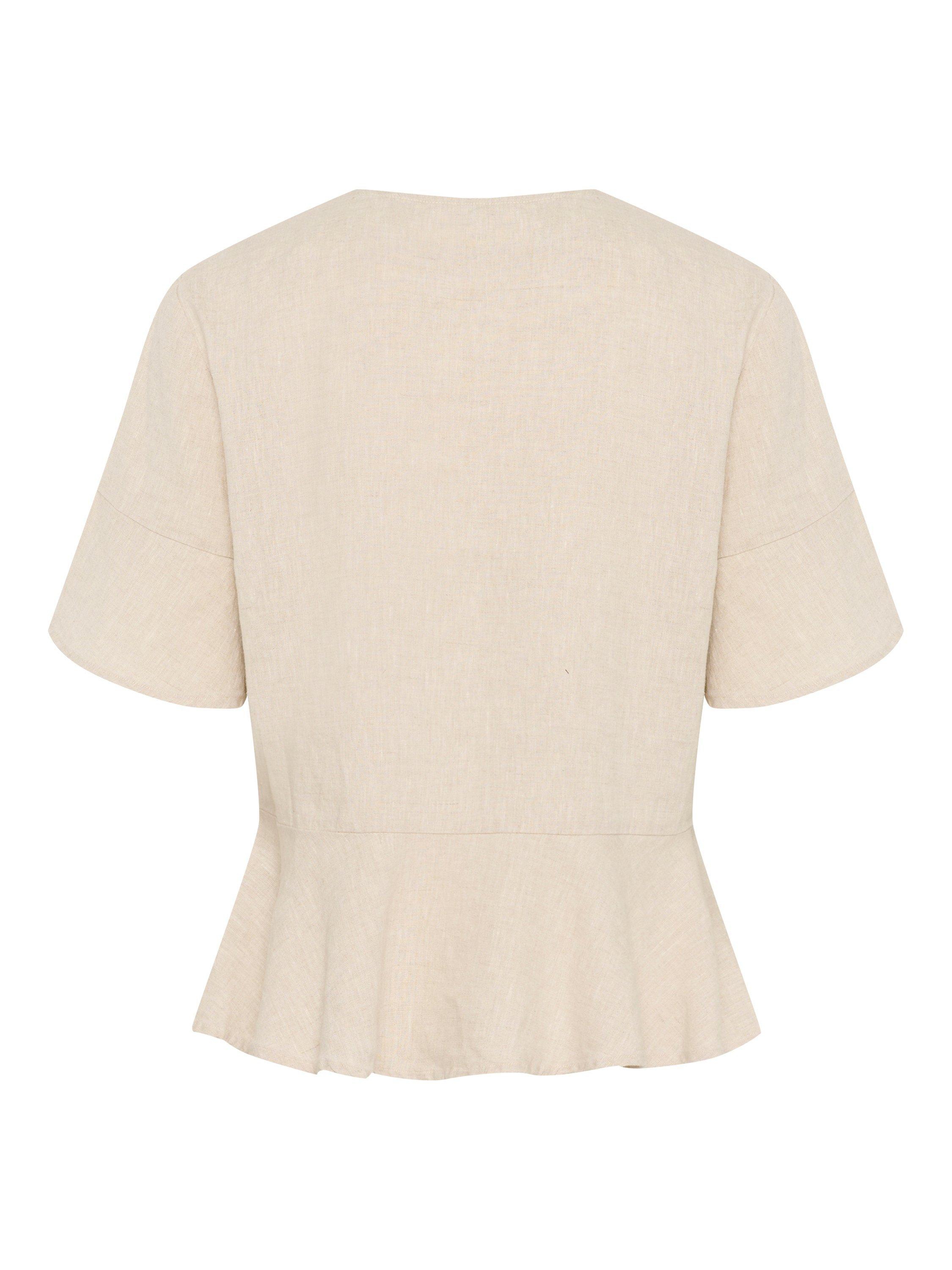 Product image 5 of 5, which shows InWear Rigitta Linen Shirt, Haze Melange, 14