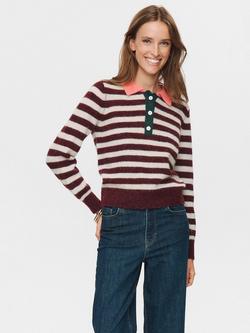 Numph Ciara Riette Stripe Jumper, Winetasting, Winetasting