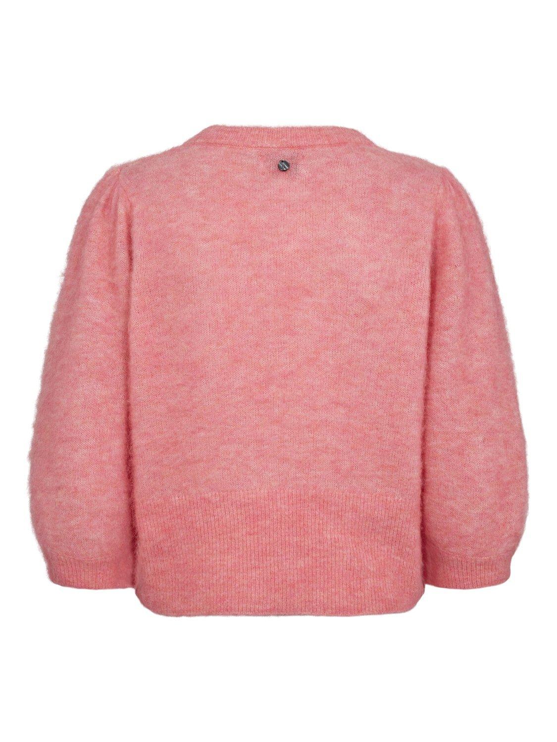 Product image 7 of 7, which shows Numph Suri Brushed Knit Jumper, Pink, S
