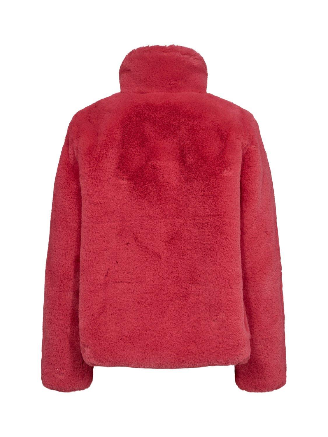 Product image 7 of 7, which shows Numph Winda Jacket, Burgundy, 34