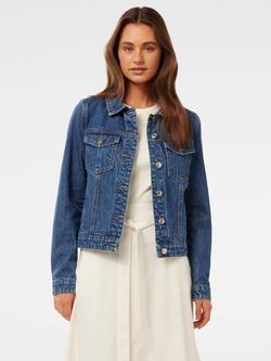 Forever New Elodie Denim Jacket, Blue, Blue