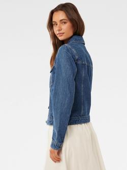Forever New Elodie Denim Jacket, Blue - view 2, Blue
