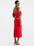 Forever New Petite Jacinta Bodycon Midi Dress, Chilli Red