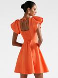 Forever New Petite June Ruched Mini Dress, Firecracker